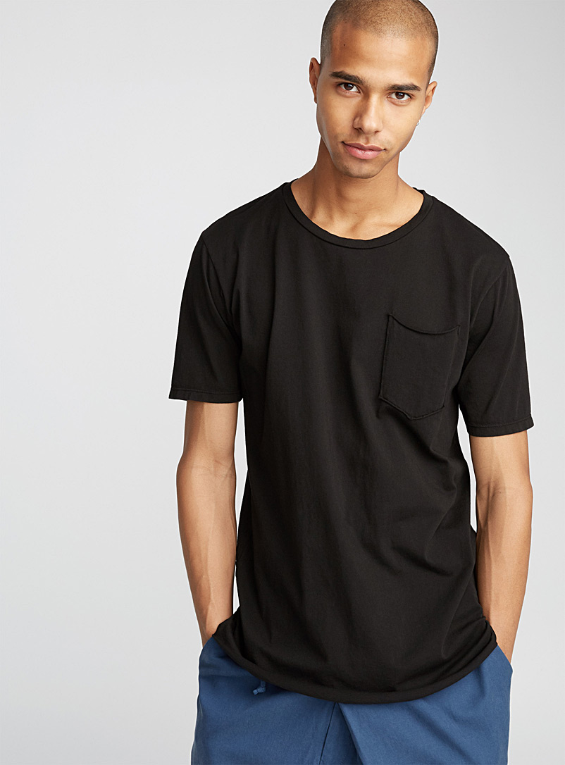 Long minimalist T-shirt | Le 31 | Shop Mens 3/4 Sleeve T-Shirts & Tops ...