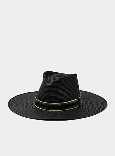 Mini croc denim bucket hat