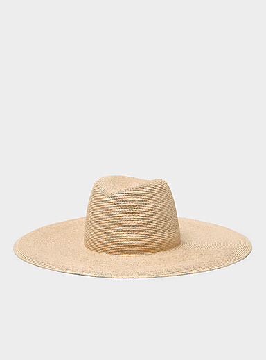Le panama minimaliste souple paille italienne <b>Collection exclusive d'Italie</b>