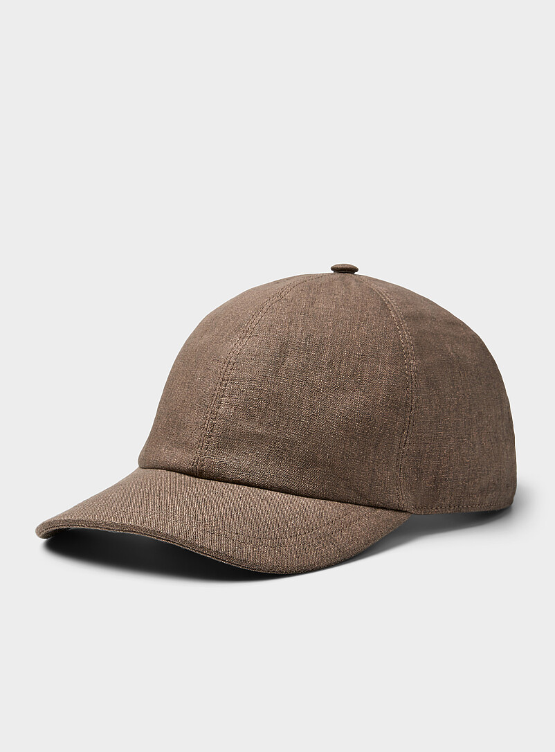 Pure Linen Minimalist Cap Exclusive Collection From Italy