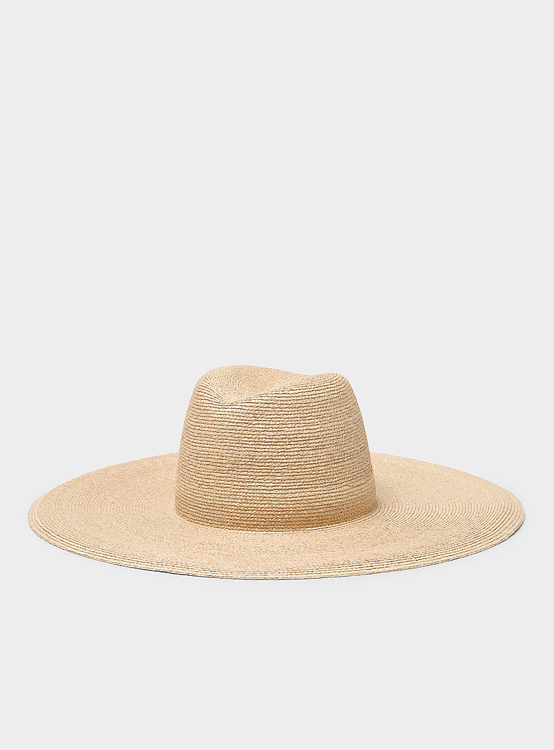 Supple Italian straw minimalist Panama hat Exclusive collection from Italy product image (primary)