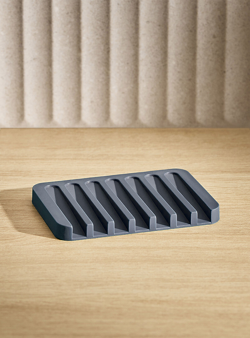 Simons Maison: Le porte-savon silicone monochrome Vert
