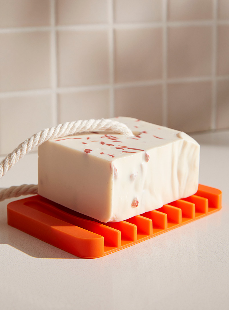 Porte-brosse à dents mural à ventouse pour salle de bain Motif coccinelle Rouge