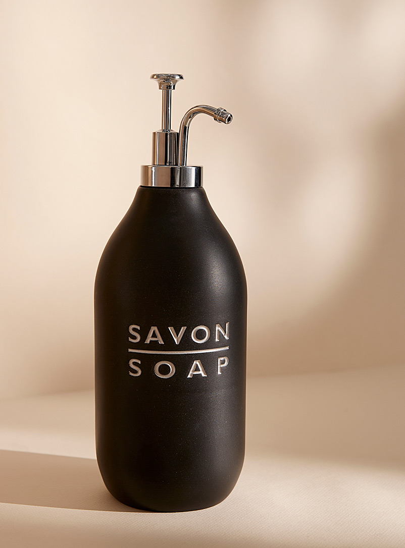 Simons Maison Black Oversized apothecary soap pump
