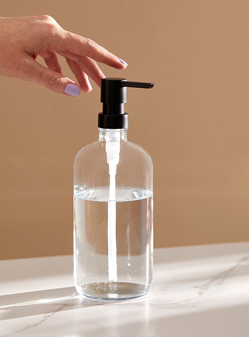 Simons Maison: La grande pompe à savon en verre Assorti