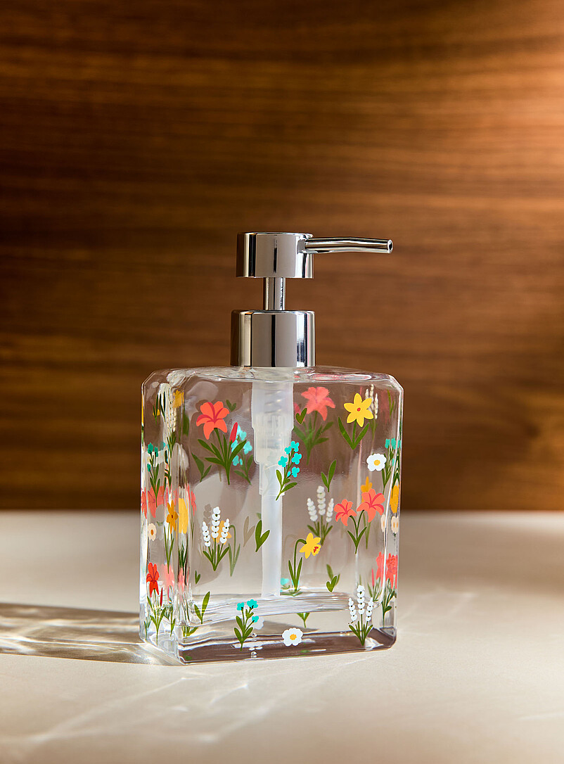 Wildflowers square soap pump | Simons Maison | Bathroom