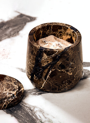 Real marble decorative jar