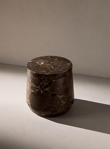 Real marble decorative jar