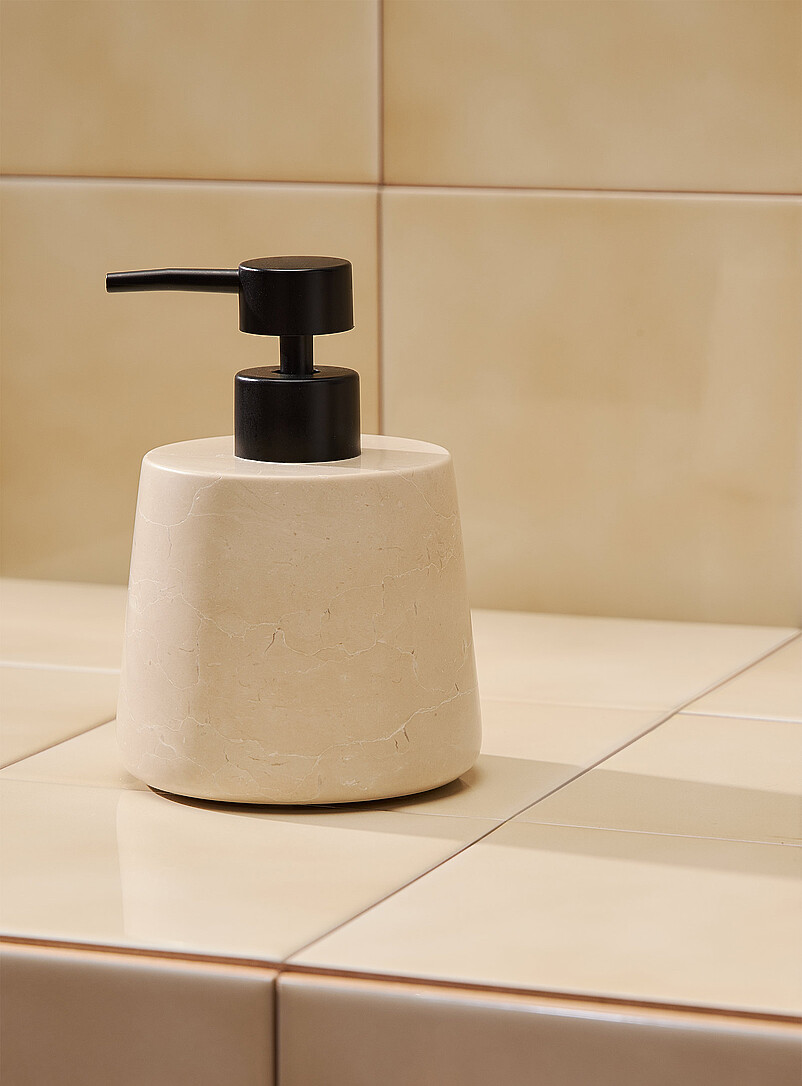Rounded Marble Soap Pump
