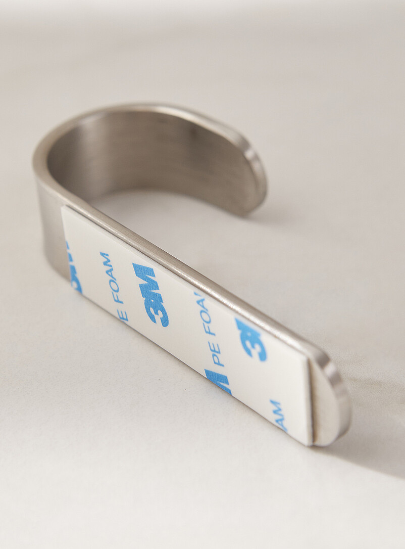 Stainless steel adhesive hook product image 2