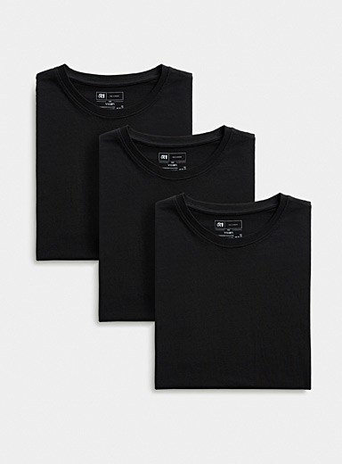 Les t-shirts sous-v&ecirc;tements essentiels Emballage de 3