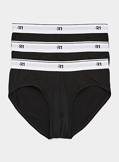 Logo-waist classic briefs Organic cotton 3-pack