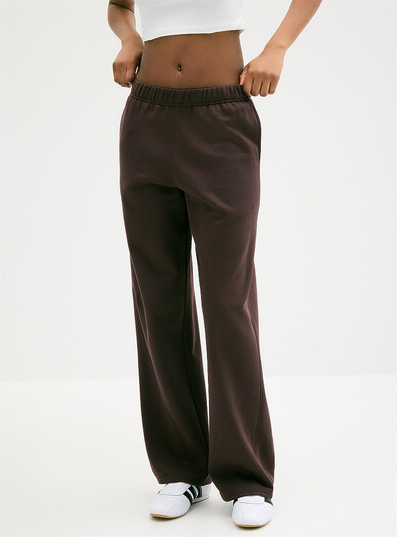 Twik Royal/Sapphire Blue Straight-leg fleece pant for women