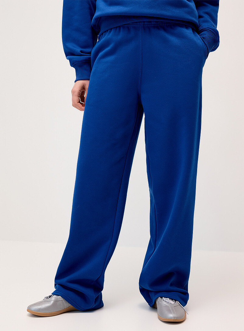 Twik: Le pantalon molleton droit Gris pour femme