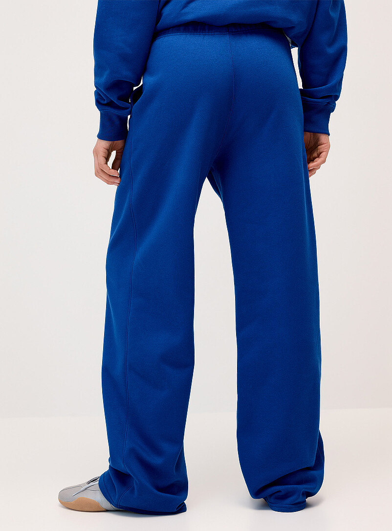 Twik Royal/Sapphire Blue Straight-leg fleece pant for women