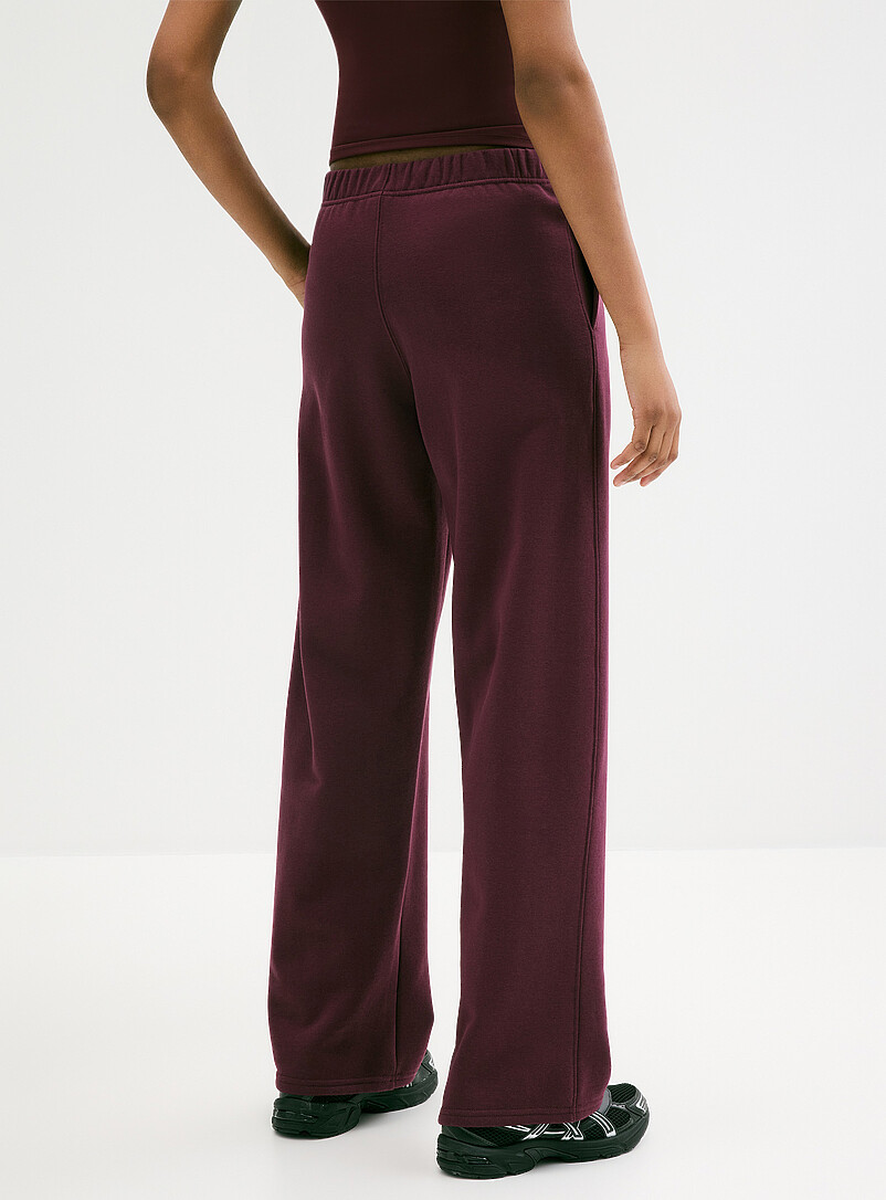 Twik: Le pantalon molleton droit Gris pour femme