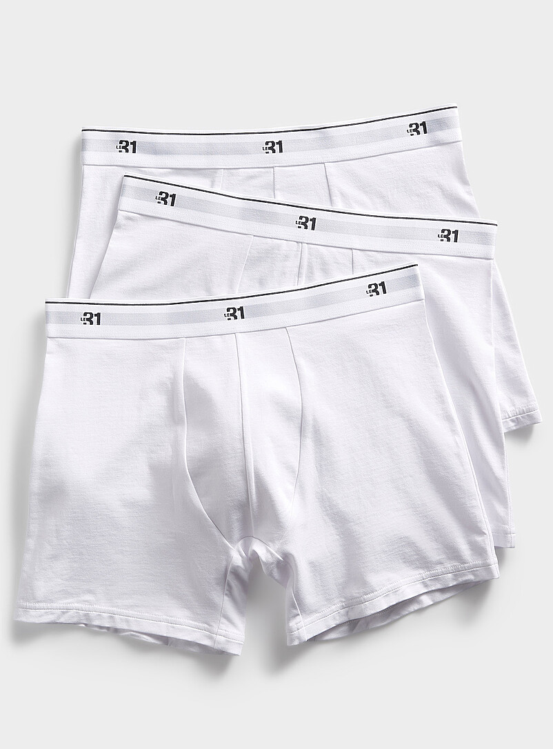 Original Penguin Men's 6-Pack Classic Boxer Shorts – Organic Cotton Stretch, Blue Grey, Sizes M- XL