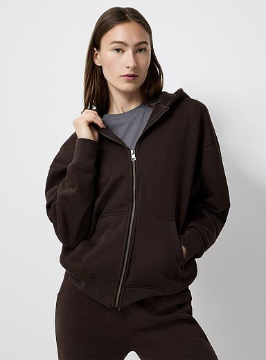 Fleece-interior zip-up hoodie | I.FIV5 | Training | Simons