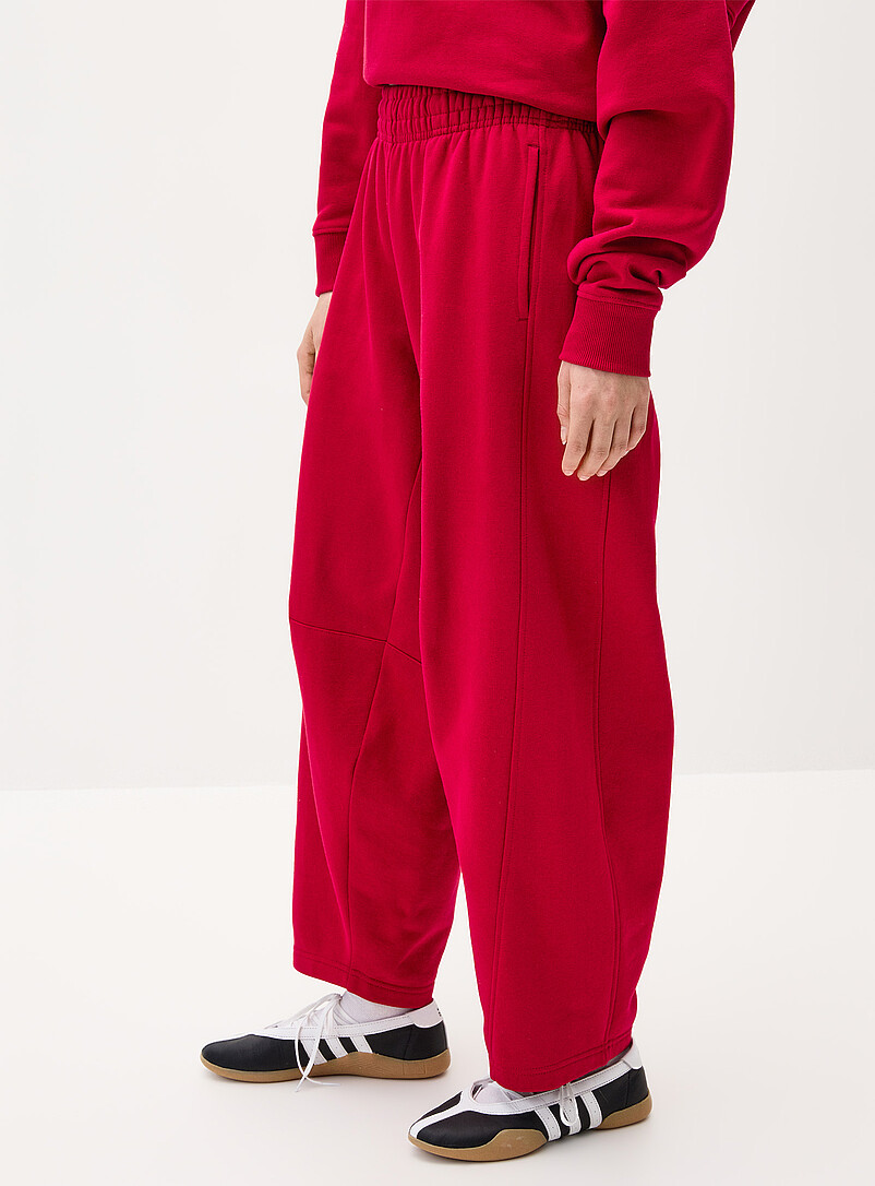 Twik: Le pantalon ballon molleton Gris p&acirc;le pour femme