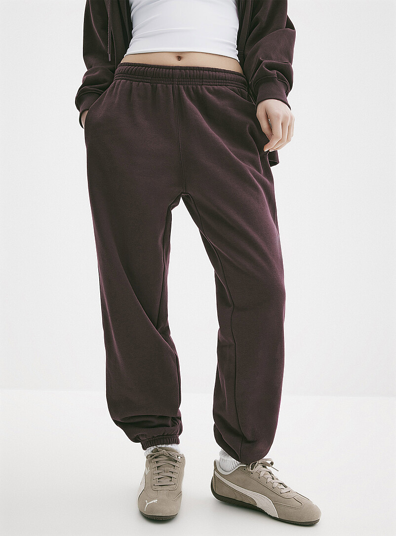 Twik: Le jogger ample molleton uni Bleu royal - Saphir pour femme