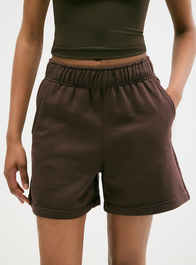 Mid-thigh fleece short | Twik | Shop Women's Shorts & Bermuda