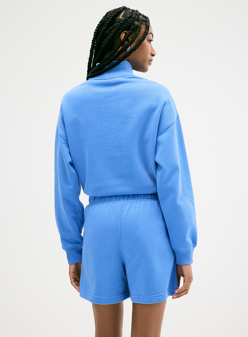 Twik Chocolate/Espresso Mid-thigh fleece short for women