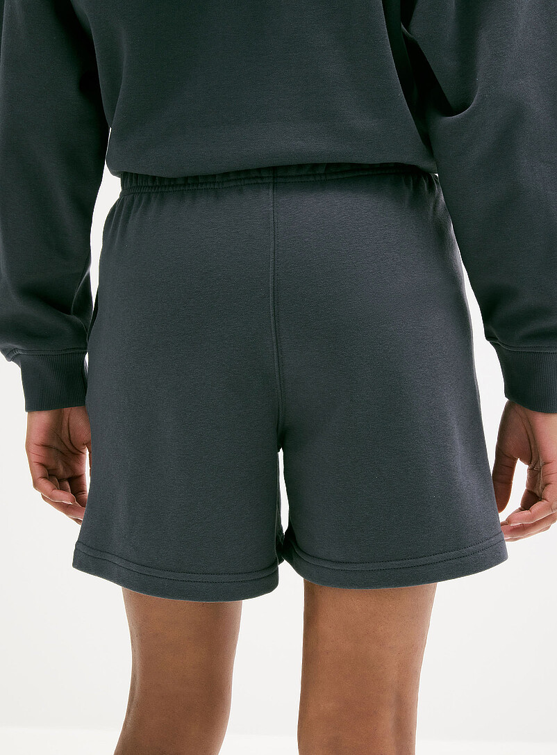 Twik: Le short molleton mi-cuisse Orange pour femme