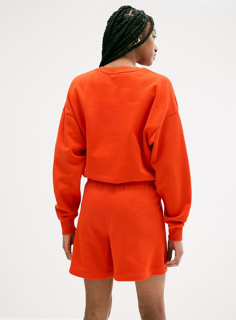 Twik Chocolate/Espresso Mid-thigh fleece short for women