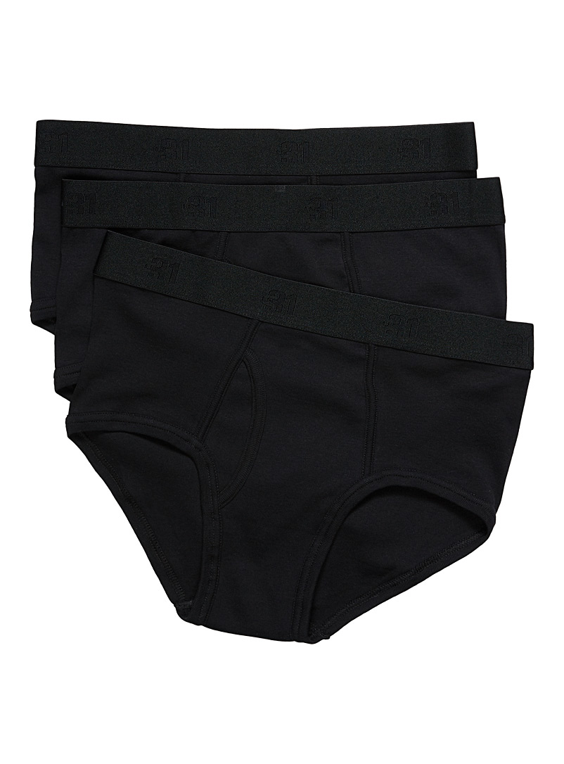 Organic cotton solid brief3-pack | Le 31 | Shop Men's Underwear Multi ...