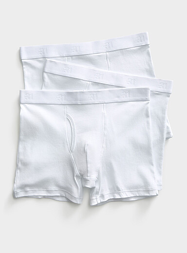 5" classic solid boxer briefs Organic cotton 3-pack product image 2