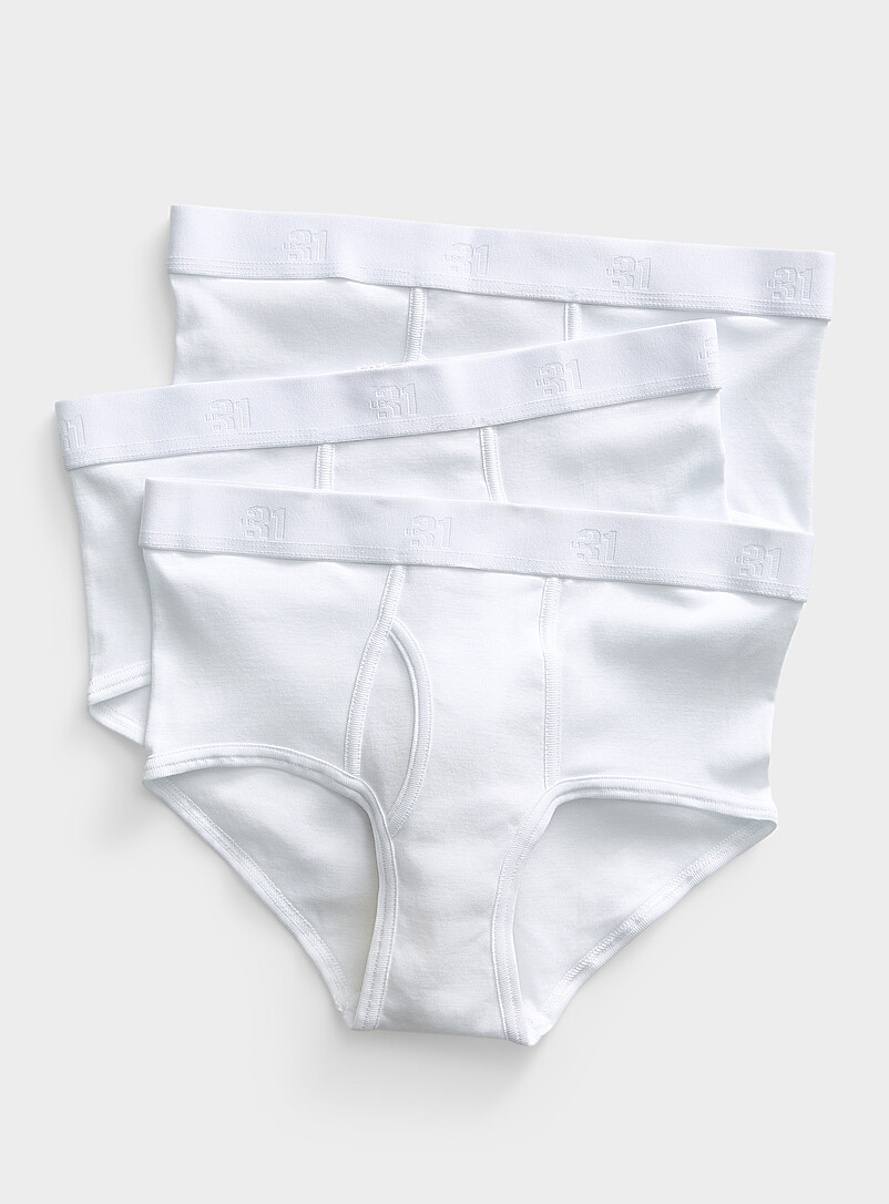 Classic Solid Briefs Organic Cotton 3-Pack