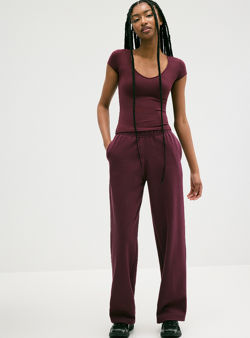 Straight-Leg Fleece Pant