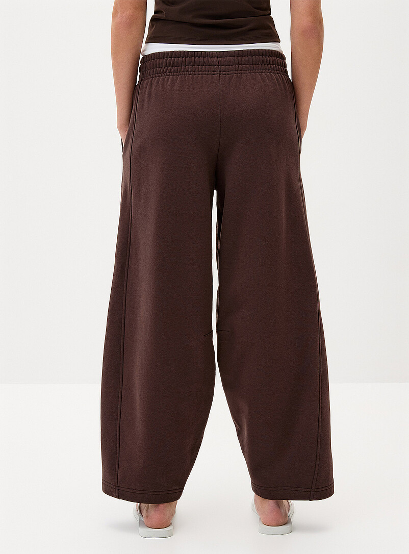 Fleece barrel-leg pant product image 3