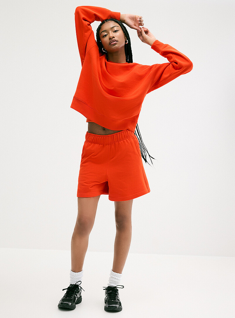 Mid-Thigh Fleece Short