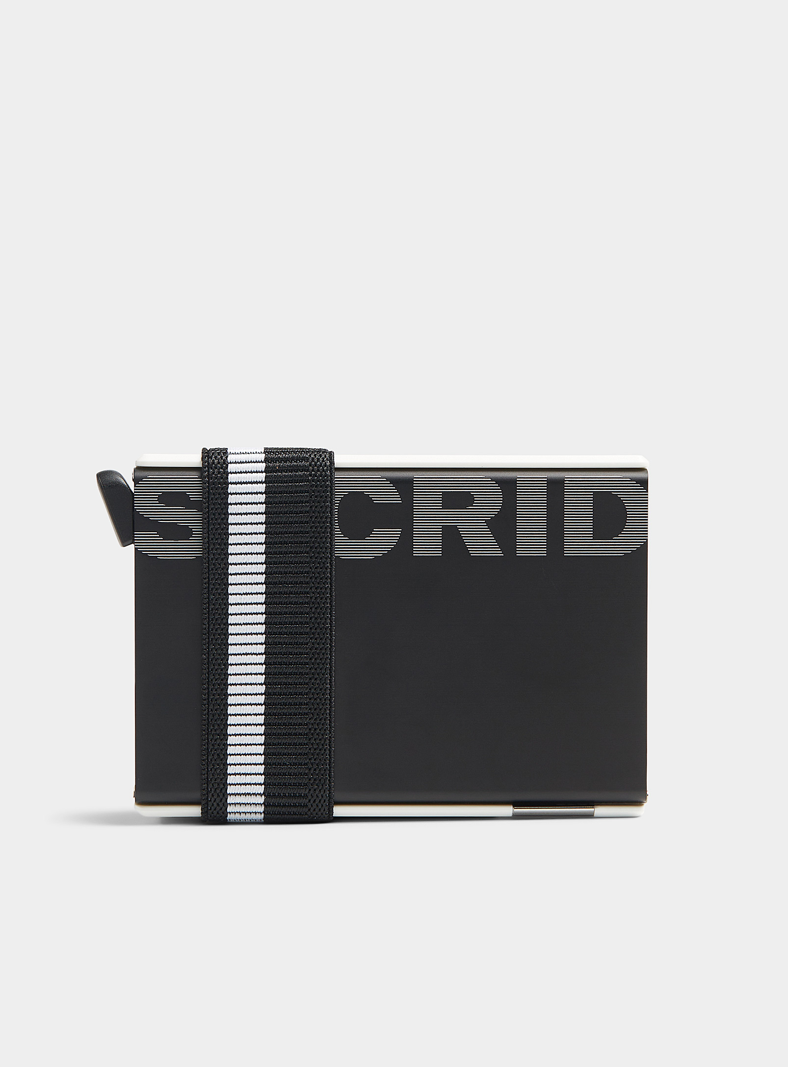Secrid Aluminum Card Holder In Black