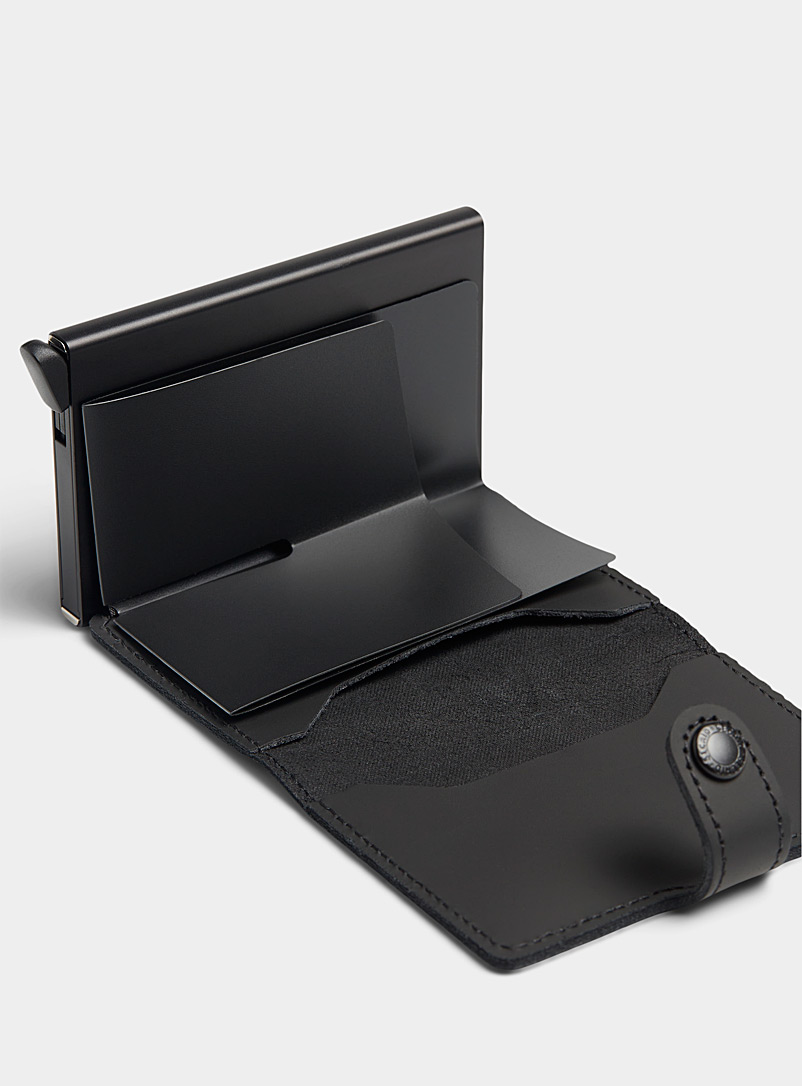 Matte leather mini wallet product image 2