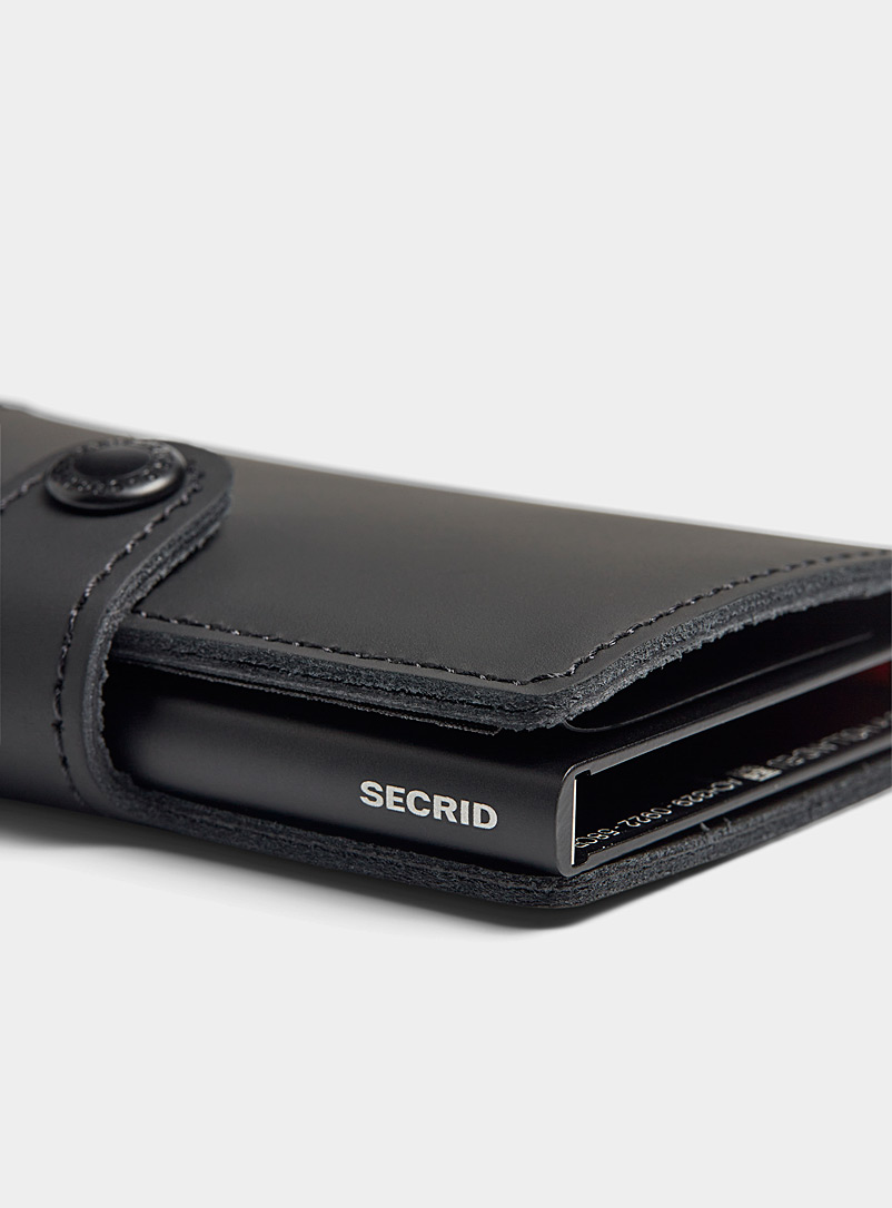 Matte leather mini wallet product image 3