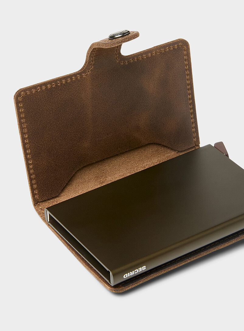 Vintage leather mini-wallet product image 2