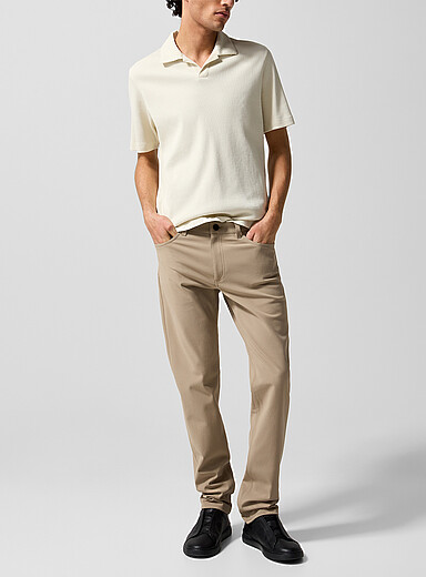Theory: Le pantalon Raffi twill Neoteric Taupe pour homme