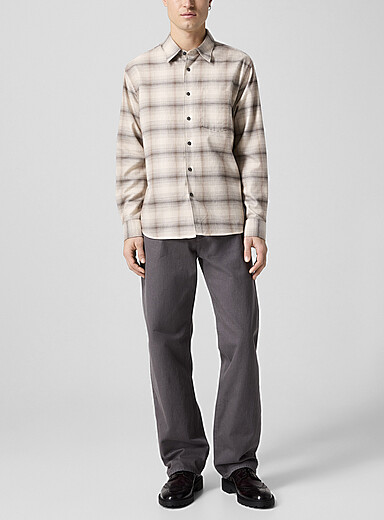 Theory: Le jean Laurence fusel&eacute; gris Charbon pour homme