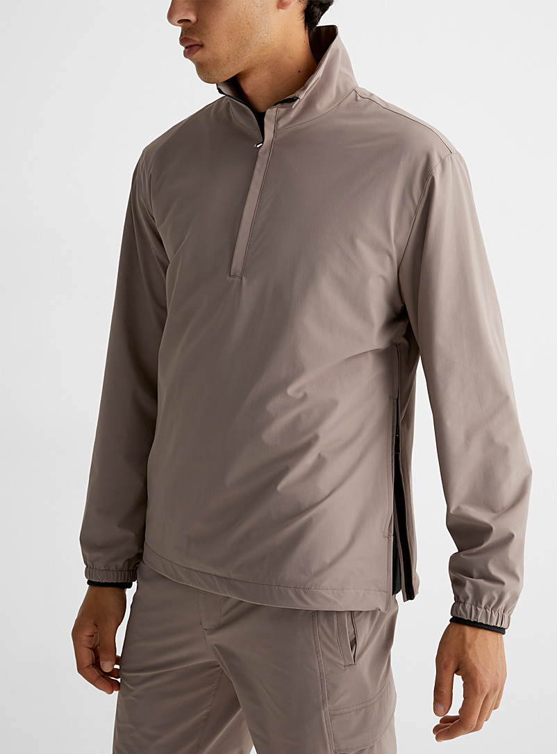 Theory: L'anorak col montant Kylan Brun pâle-taupe pour homme