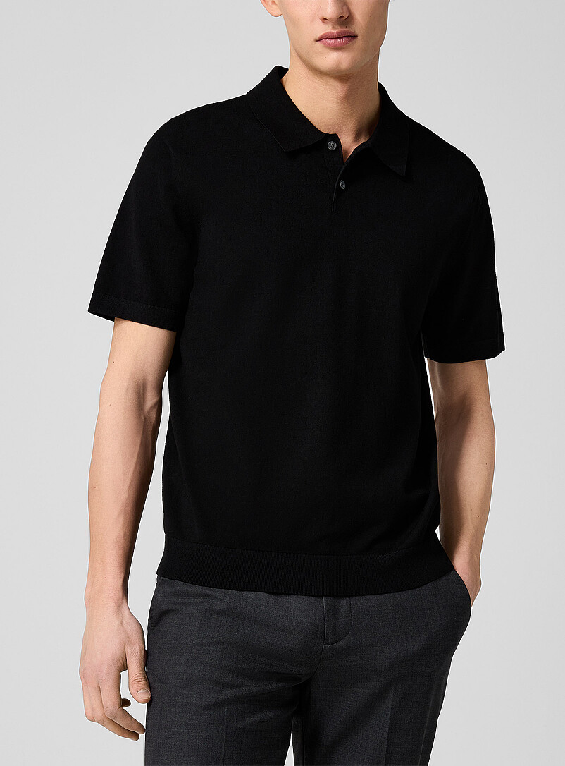 Soris knit polo | Theory | | Simons