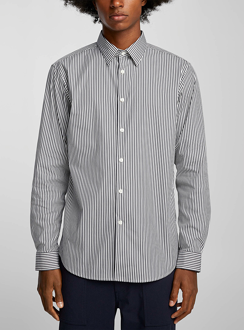 Theory White Irving Jay Stripe shirt for men