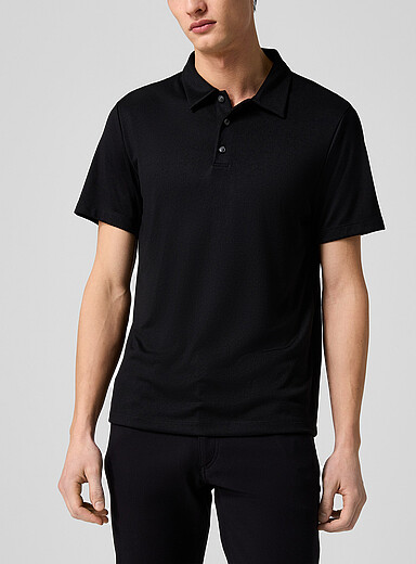 Theory: Le polo Bron Anemone Milano Brun noisette pour homme