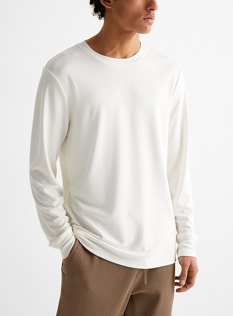 Theory White Milano Anemone T-shirt for men