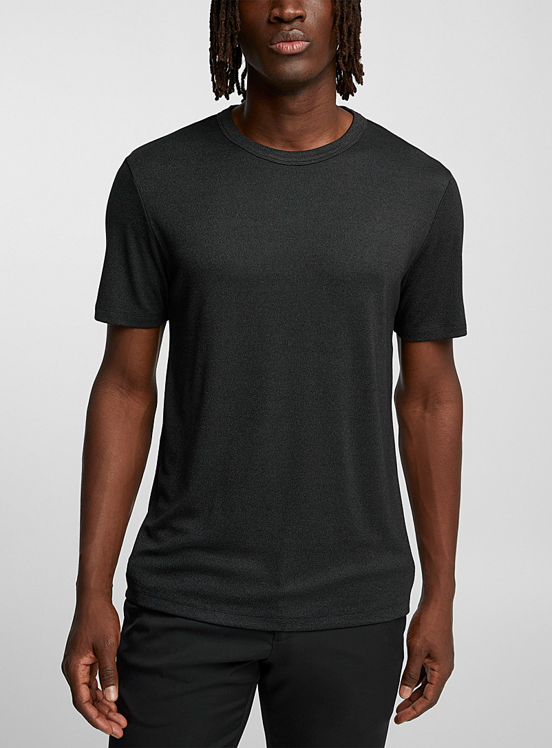 Theory Black Milano Anemone essential T-shirt for men