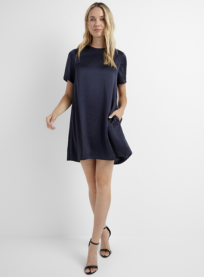 marcia jersey shirt dress Marcia Jersey Shirt Dress - Bright Blue, Elaborate Stamp