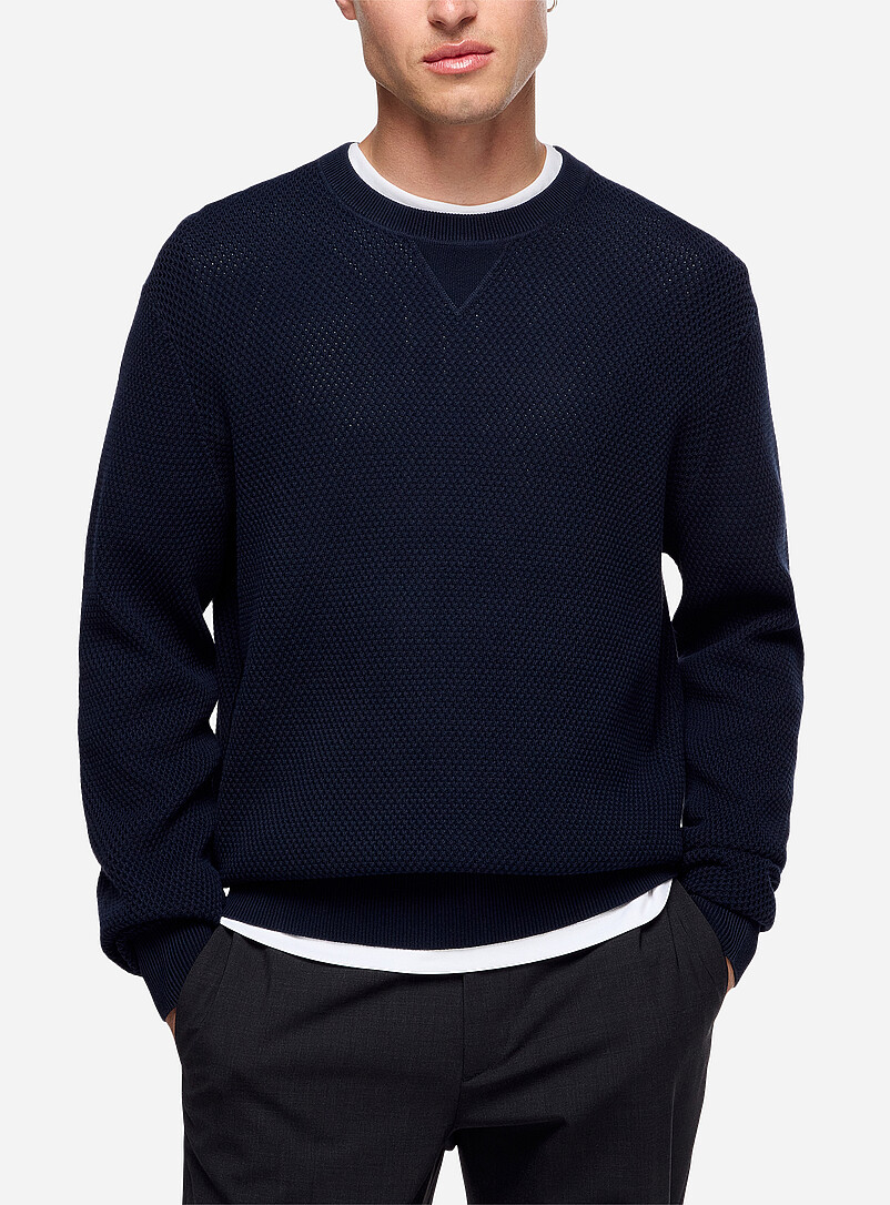 Myhlo textured knit sweater product image (primary)