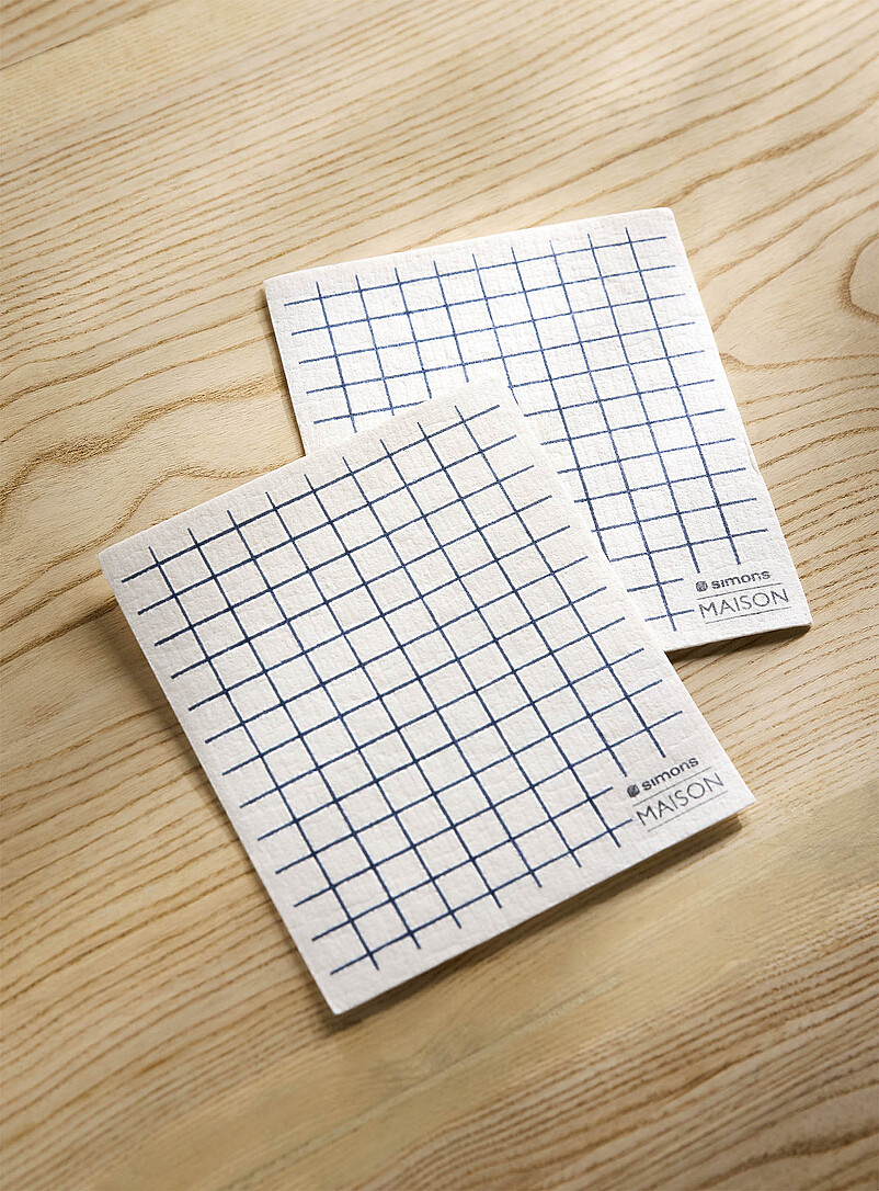 Patterned Sponge Cloths Set Of 2