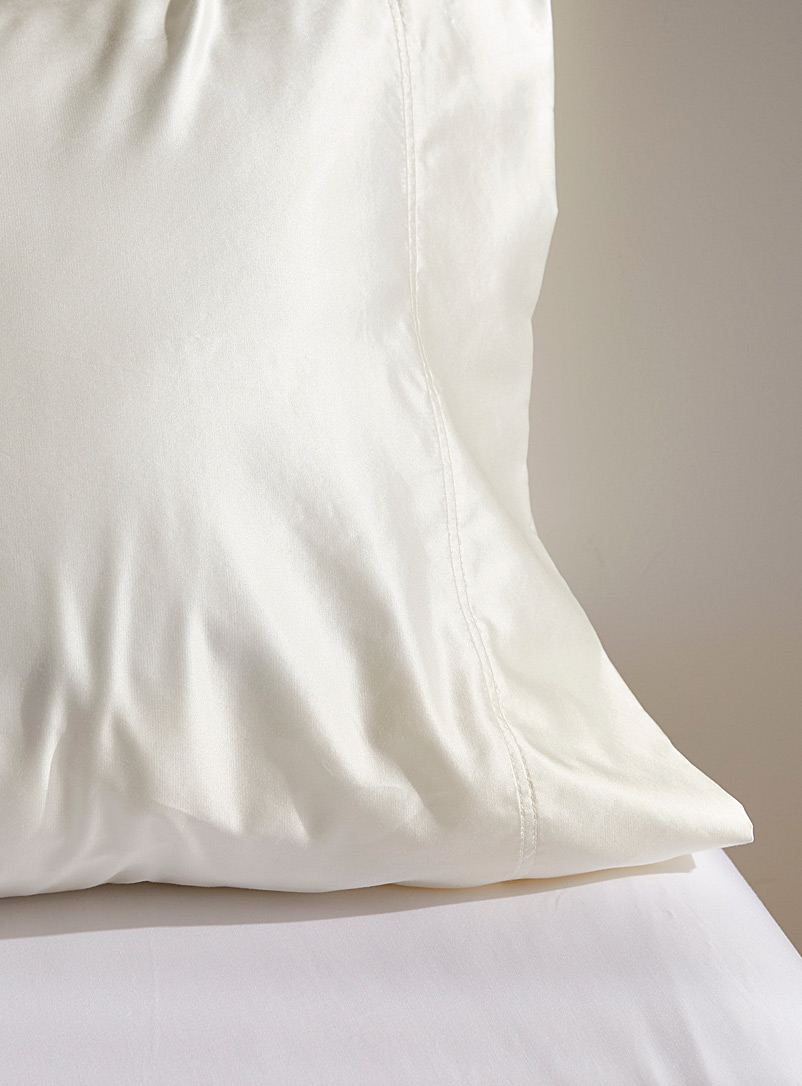 Simons Maison Ivory White Silky pillowcase 20 x 30 in